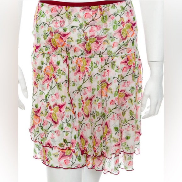 Diane Von Furstenberg Floral Skirt - Picture 3 of 4